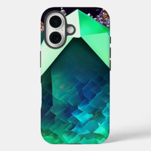 Caribbean Abstract Emerald Crystal Blue Waters iPhone 16 Case