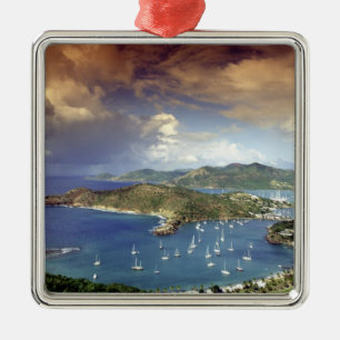 Caribbean, Antigua. Metal Tree Decoration