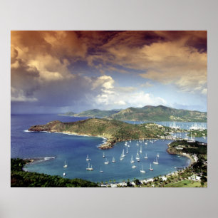 Caribbean, Antigua. Poster