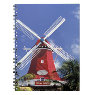 Caribbean, Aruba. Old Mill, converted into 'Mill Notebook