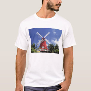 Caribbean, Aruba. Old Mill, converted into 'Mill T-Shirt