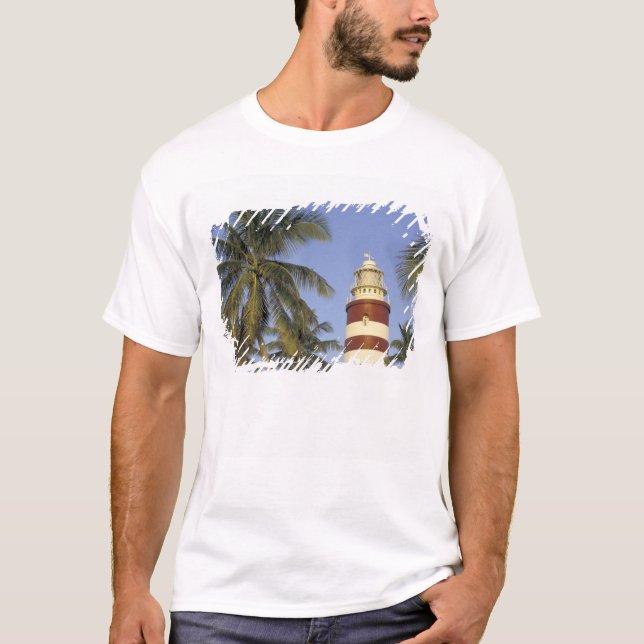 Caribbean, Bahamas, Abaco, Elbow Cay. Hopetown T-Shirt (Front)