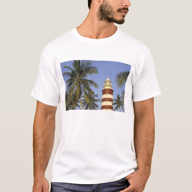 Caribbean, Bahamas, Abaco, Elbow Cay. Hopetown T-Shirt (Front)