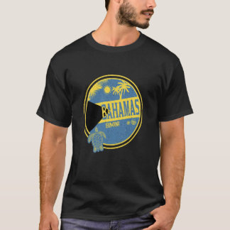 Caribbean Bahamas Bimini Vintage Vacation Tropical T-Shirt