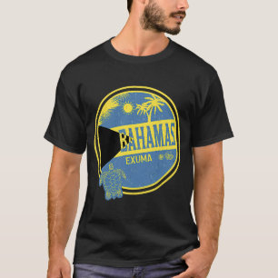 Caribbean Bahamas Exuma Vintage Vacation Tropical T-Shirt