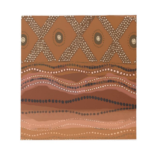 Caribbean Batik - Small Notepad (Front)