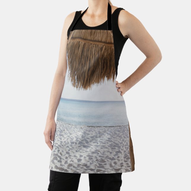 Caribbean Beach Bliss #3 #wall #art Apron (Insitu)