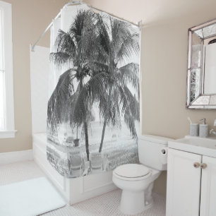 Caribbean Beach Bliss 8 #travel #art Shower Curtain