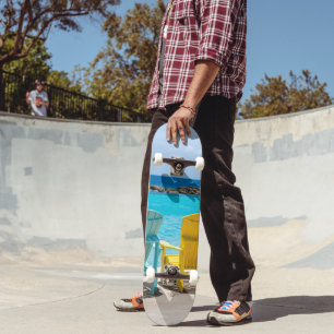 Caribbean Beach Chair Oasis #2 #caribbean #wall  Skateboard