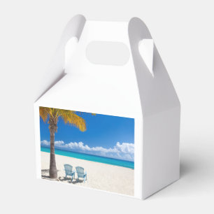Caribbean beach favour box