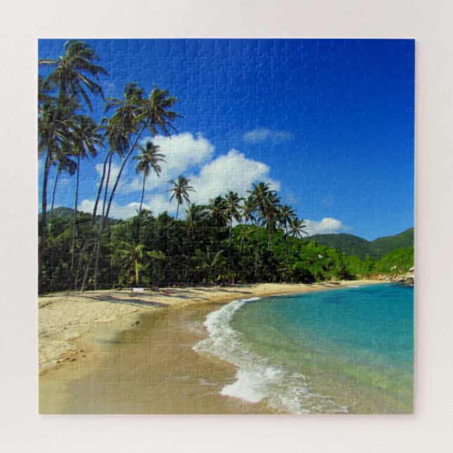 caribbean beach jigsaw puzzle (Horizontal)