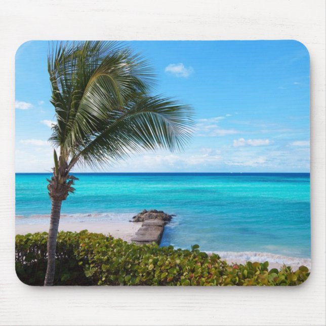 Caribbean Beach Mouse Mat (Front)