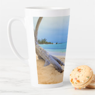 Caribbean Beachscape Latte Mug