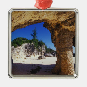 Caribbean, Bermuda, Tucker's Town. Natural Metal Tree Decoration