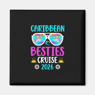 Caribbean Besties Cruise 2026 Best Friend Cruising Magnet