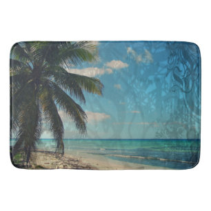 Caribbean Blue Bath Mat