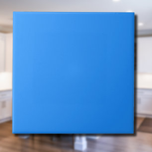 Caribbean Blue Solid Colour Classic Elegant Tile
