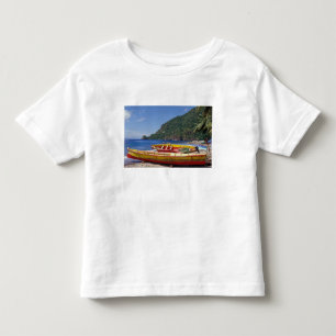 Caribbean, BWI, St. Lucia, Sailboats, Soufriere. Toddler T-Shirt