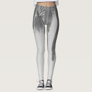 Caribbean Cactus Grove Charm 2 #art #nature Leggings
