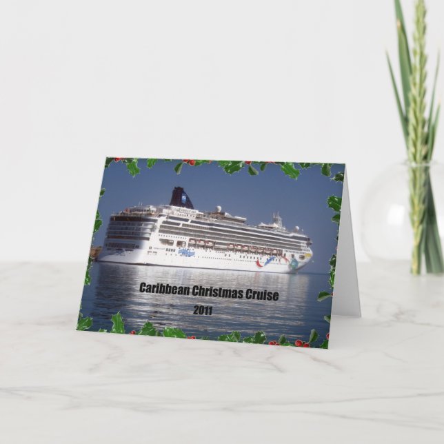 Caribbean Christmas Cruise 2011 Holiday Card (Front)