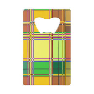 Caribbean Colorful Fabric Madras Tartan