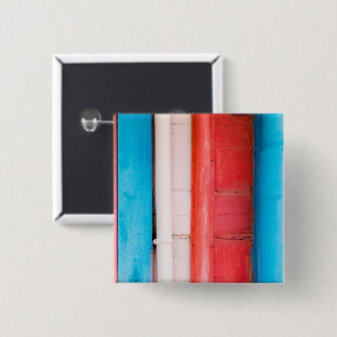 Caribbean colours - abstract 15 cm square badge
