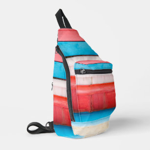Caribbean colours - abstract sling bag