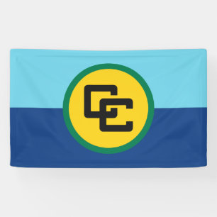 Caribbean Community flag Banner