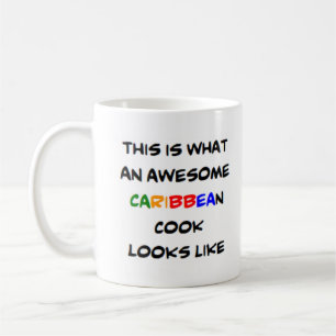 caribbean cook, awesome coffee mug