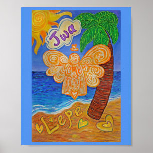 Caribbean Creole Angel Painting Art Print Posters