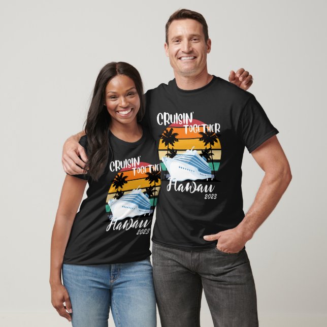 Caribbean Cruise 2023 Family Friends Group Travel T-Shirt (Unisex)