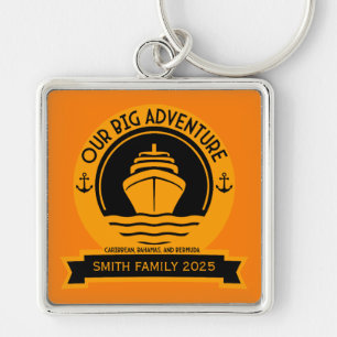 Caribbean Cruise Vacation Key Ring