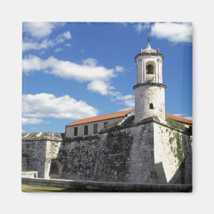 Caribbean, Cuba, Havana. Old Havana, Castillo Magnet