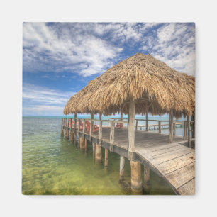 Caribbean Dock Magnet