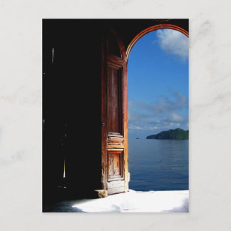 Caribbean Dream Doorway Postcard