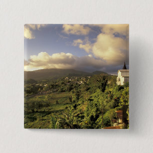 Caribbean, French West Indies, Martinique. 15 Cm Square Badge