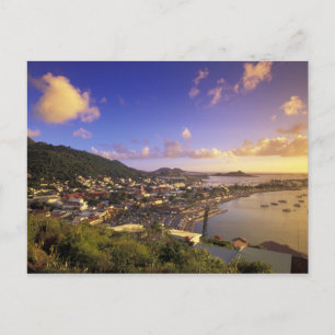 Caribbean, French West Indies, St. Martin. Postcard