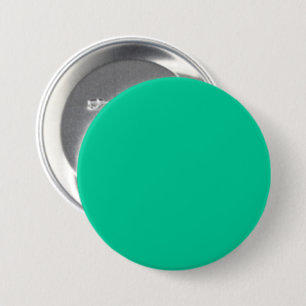 Caribbean Green 00CC99 Colour With Add Name Option 7.5 Cm Round Badge