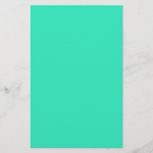 Caribbean Green (solid colour) Stationery