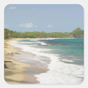 Caribbean, GRENADA, East Coast, Grenada Bay, Square Sticker