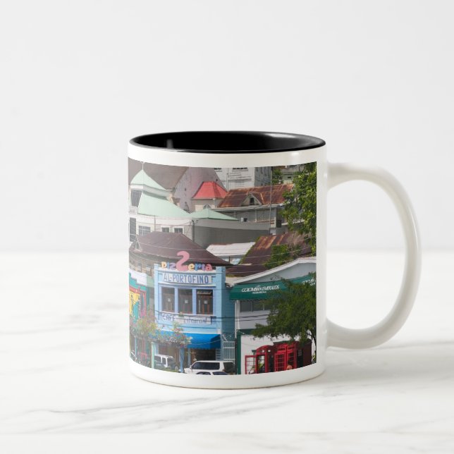 Caribbean, GRENADA, St. George's, St. George's Two-Tone Coffee Mug (Right)