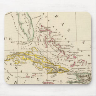 Caribbean, Gulf of Mexico and Guatemala Mouse Mat
