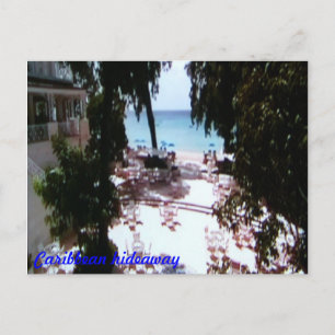 Caribbean hideaway, postcard