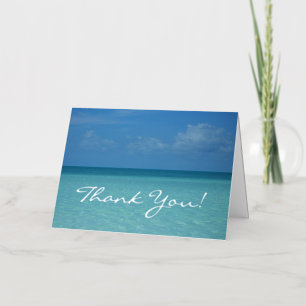 Caribbean Horizon Thank You Card