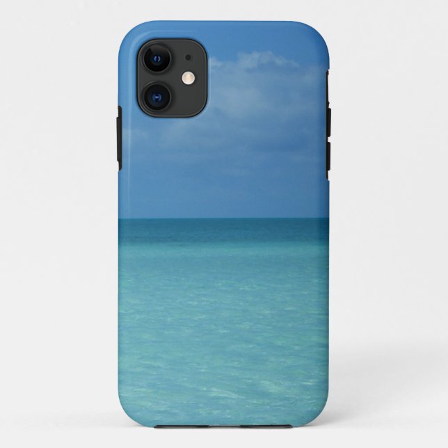 Caribbean Horizon Tropical Turquoise Blue Case-Mate iPhone Case (Back)