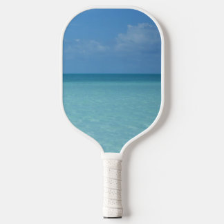 Caribbean Horizon Tropical Turquoise Blue Pickleball Paddle