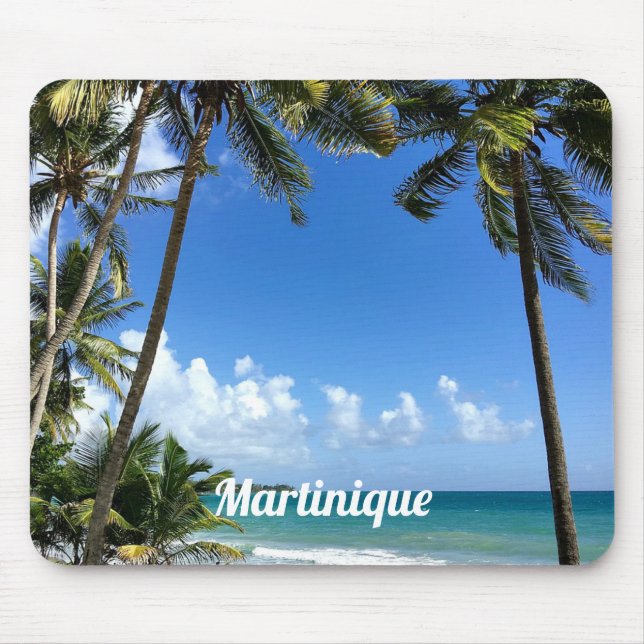 Caribbean Island, Martinique Mouse Mat (Front)