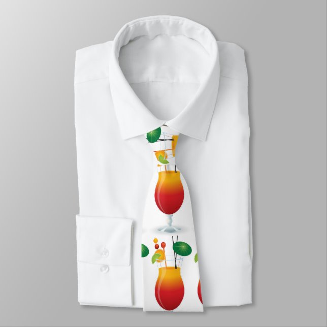 Caribbean Islands cocktail Tie (Tied)