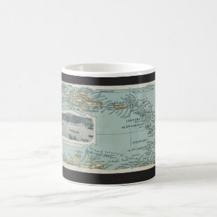 Caribbean Islands Map Coffee Mug