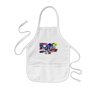 caribbean kids apron